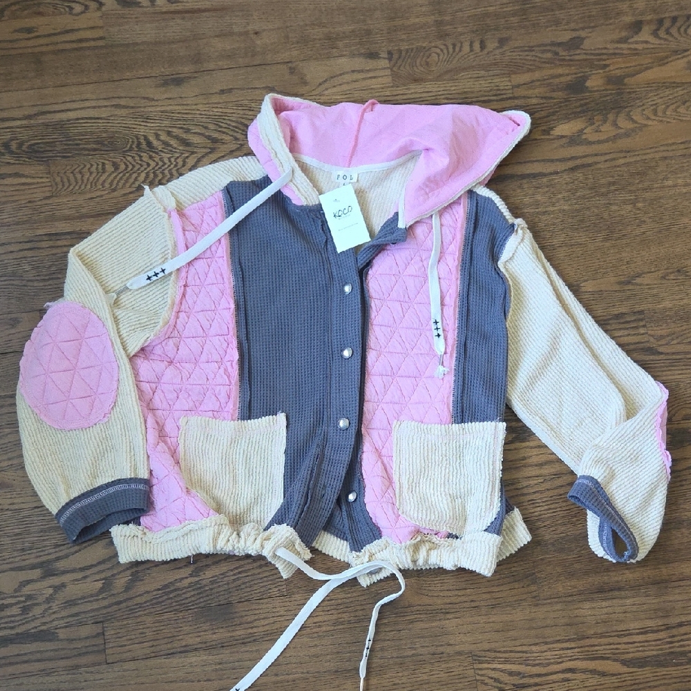 POP Quilted Hoodie